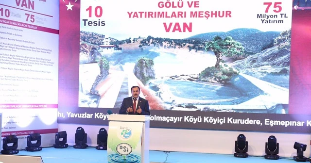 Van’da 10 tesisin temeli atıldı