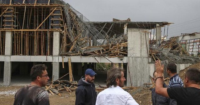 Ankara&#039;da inşaatta göçük: 1 ölü, 1 yaralı