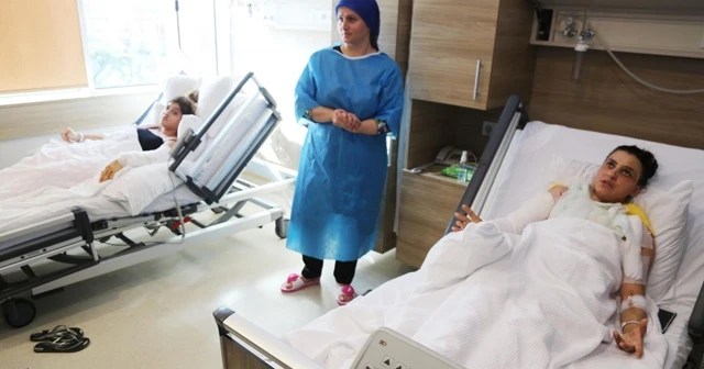 Anne ve kızının balkonda kahvaltı keyfi zehir oldu!