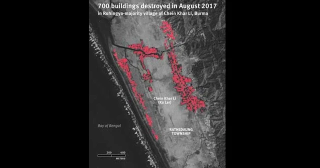 Arakan'da büyük dram sürüyor! 2 bin 600 ev yakılarak yok edildi
