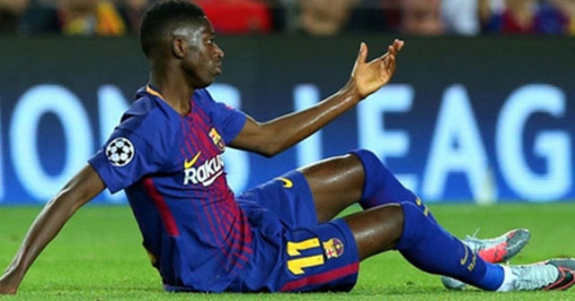 Barcelona'da Dembele 4 ay sahalardan uzak kalacak