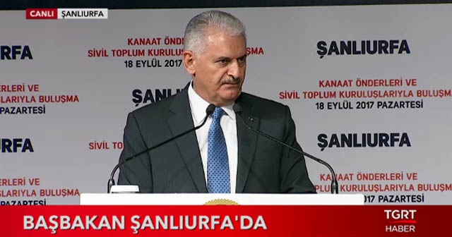 Başbakan Yıldırım&#039;dan Şanlıurfa&#039;da önemli açıklamalar