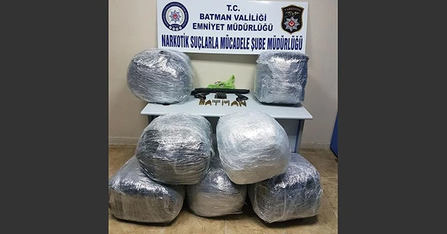 Batman&#039;da 94 kilo 700 gram uyuşturucu ele geçirildi