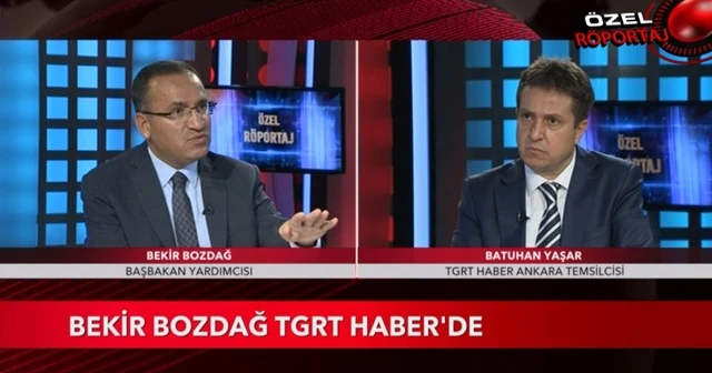 Bekir Bozdağ&#039;dan TGRT Haber&#039;e özel açıklamalar