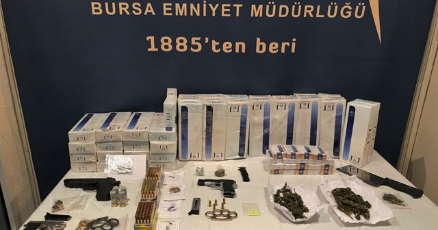 Bursa’da dev huzur operasyonunda 46 kişi gözaltına alındı