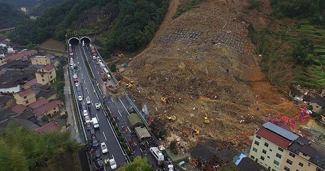 Çin&#039;de heyelan: 7 ölü