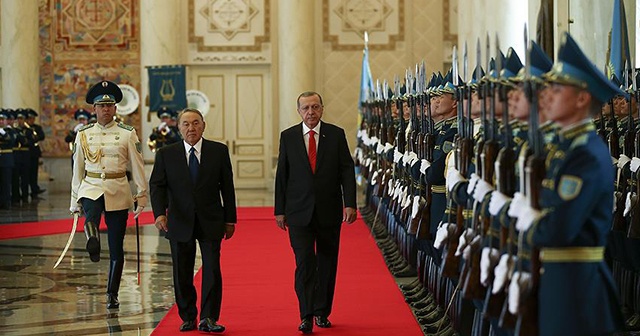 Cumhurbaşkanı Erdoğan Kazakistan&#039;da