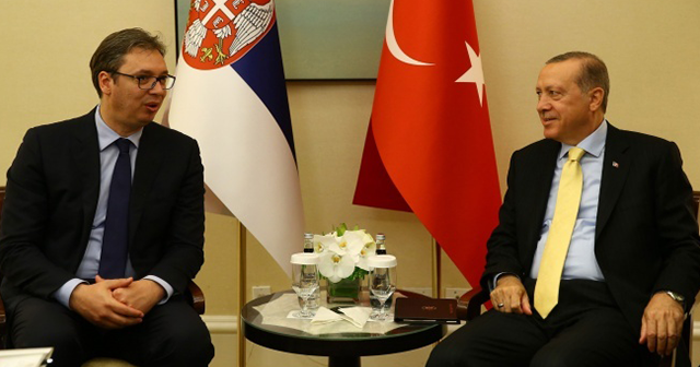 Cumhurbaşkanı Erdoğan Sırbistanlı mevkidaşı ile görüştü