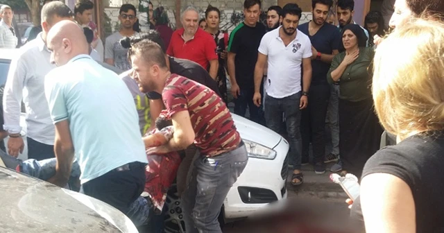 Herkesin önünde bacanağını bıçakladı