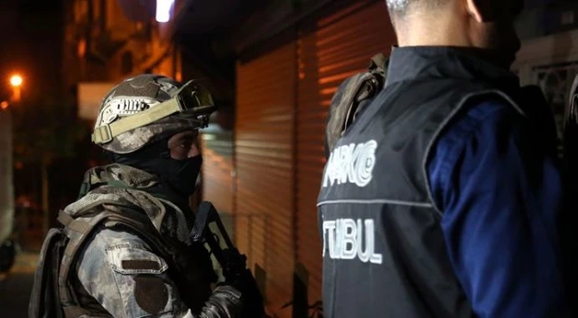 İstanbul'da şafak vakti narkotik operasyonu