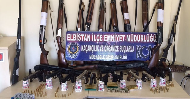 Kahramanmaraş&#039;ta kaçak silah operasyonu: 26 gözaltı