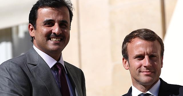 Macron&#039;dan, Katar&#039;a ambargonun kaldırılması talebi