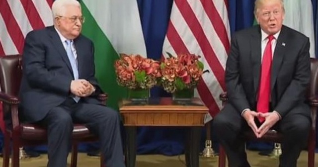 Trump, Filistin Devlet Başkanı Abbas ile görüştü