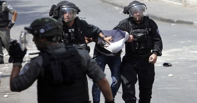 51 Filistinliyi İsrail polisi gözaltına aldı