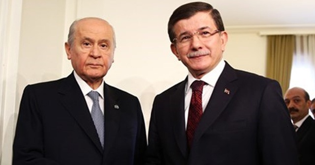 Ahmet Davutoğlu&#039;ndan Bahçeli&#039;ye cevap