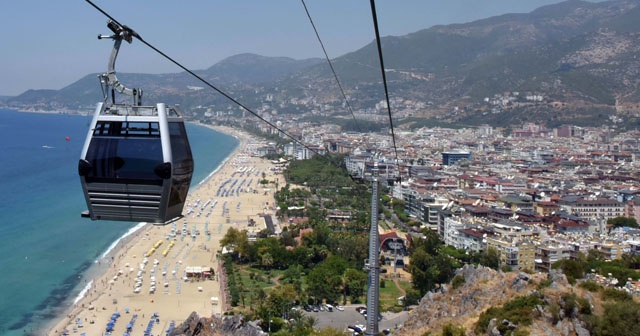 Alanya Teleferik hizmete açıldı