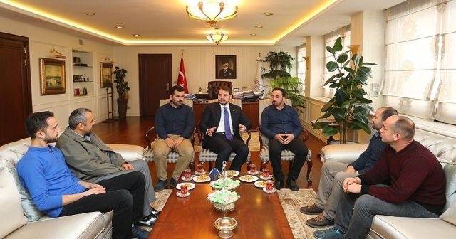 Bakan Albayrak Zonguldak&#039;taki maden işçilerini ağırladı