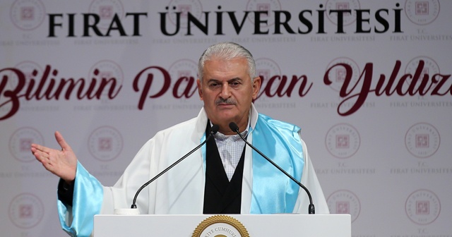 Başbakan Yıldırım, Fırat Üniversitesi&#039;nde konuştu