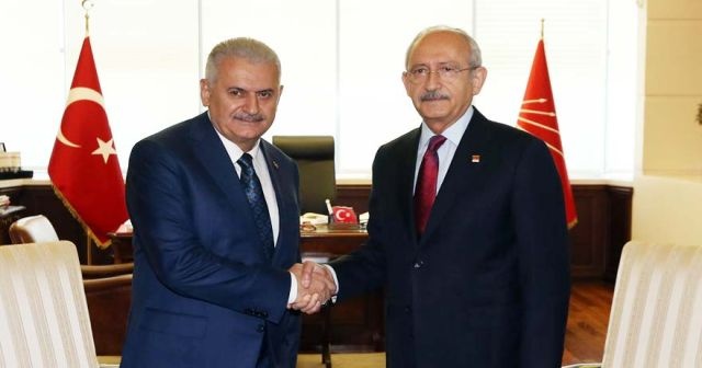 Başbakan Yıldırım ve Kılıçdaroğlu görüşmesi başladı