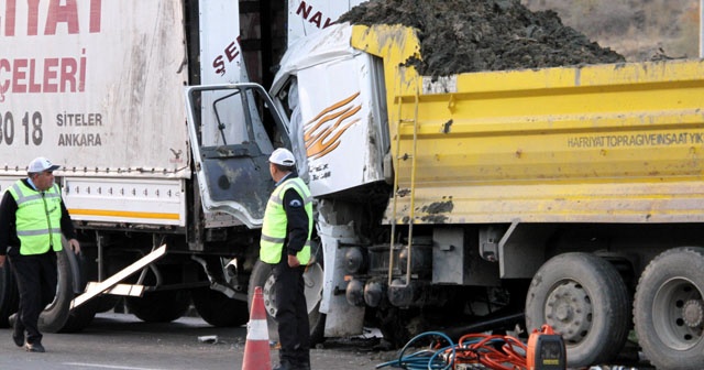 Başkent&#039;te trafik kazası: 1 ölü