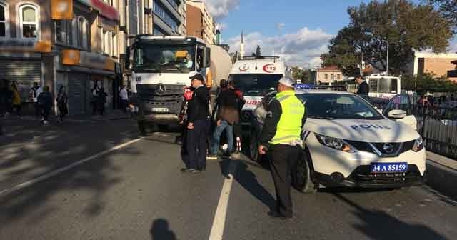 Beşiktaş’ta feci kazaya karışan beton mikseri şoförü gözaltına alındı