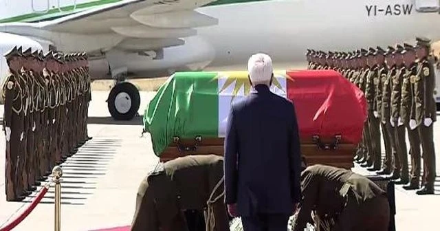 Celal Talabani'nin naaşı Süleymaniye'ye getirildi