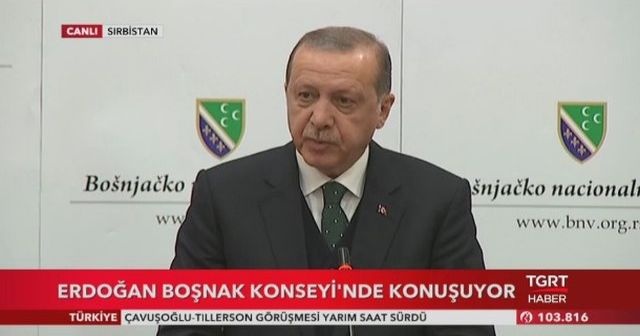 Cumhurbaşkanı Erdoğan&#039;dan Sırbistan&#039;da önemli açıklamalar