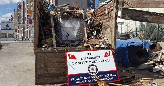 Diyarbakır’da kaçak sigara operasyonu