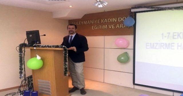 Emzirme Haftası’nda bebekli annelere seminer