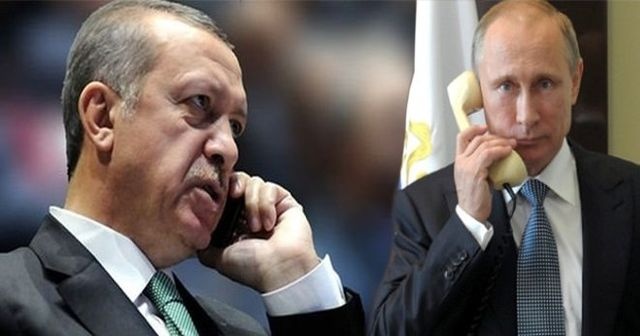 Erdoğan ve Putin&#039;den kritik telefon görüşmesi