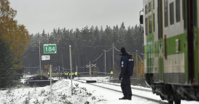 Finlanidya'da tren kazası