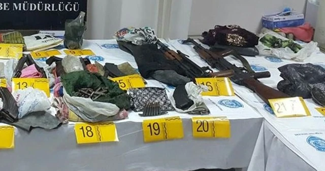 Hakkari'de operasyon! Hepsi bir bahçede bulundu...