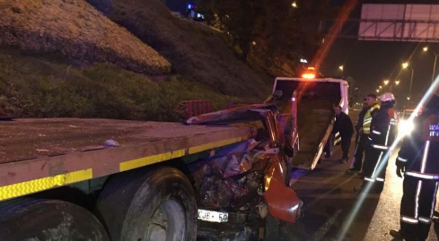 İstanbul Maltepe'de trafik kazası: 1 ölü