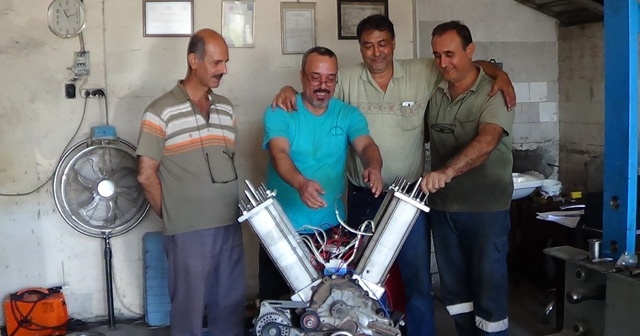 Kendi elektriğini üreten motor yaptılar