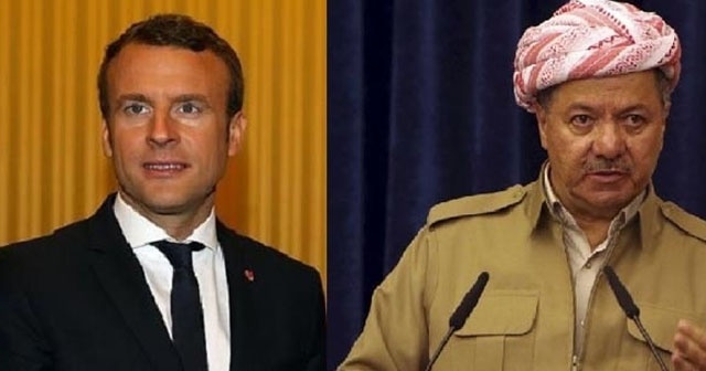 Macron ile Barzani telefonda görüştü