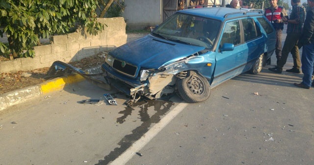 Sakarya&#039;da trafik kazası: 1 yaralı