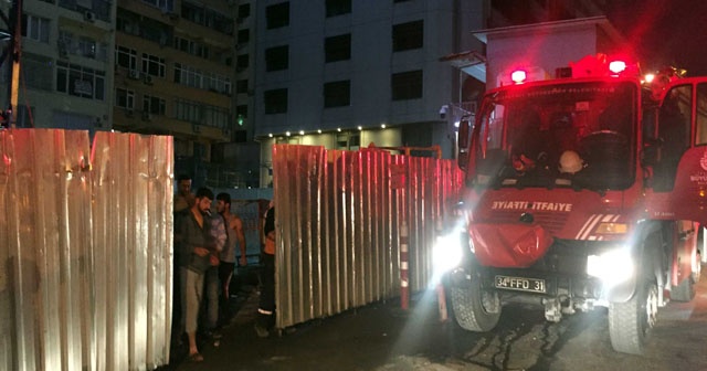 Şişli’de otel inşaatında çökme: 1 yaralı