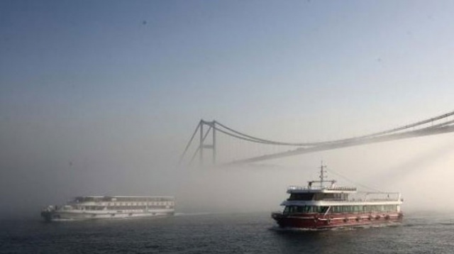 Yoğun sis nedeniyle Sarıyer-Eminönü seferi iptal edildi