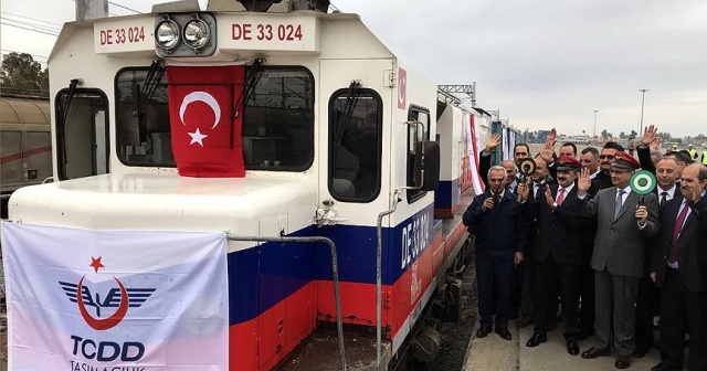 &#039;Demir İpek Yolu&#039;nda Mersin&#039;den ilk tren yola çıktı