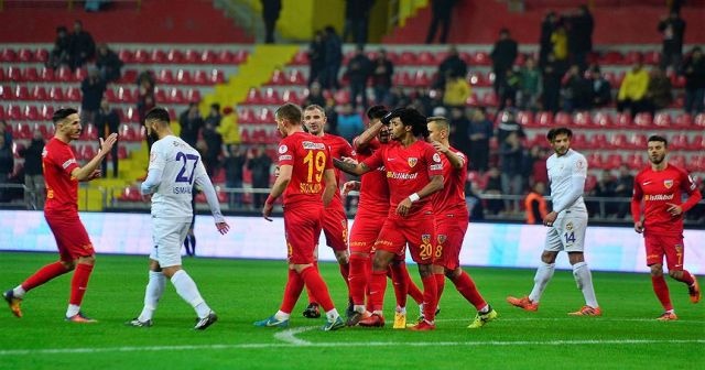 5 gollü maçta kazanan Kayserispor