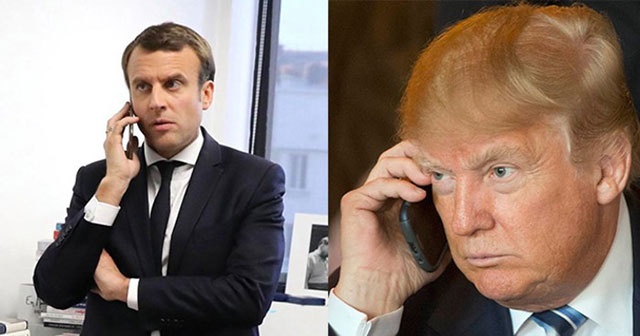 ABD Başkanı Trump ile Fransa Cumhurbaşkanı Macron Mısır&#039;ı aradı
