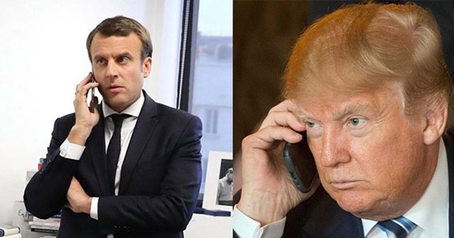 ABD Başkanı Trump ile Fransa Cumhurbaşkanı Macron Mısır'ı aradı