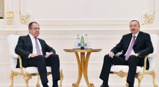 Aliyev, Rusya Dışişleri Bakanı Lavrov'u ağırladı