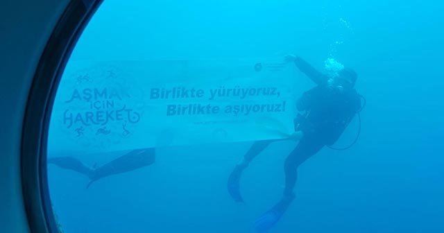 Antalya&#039;da 40 engelli denizaltı ile dalış yaptı