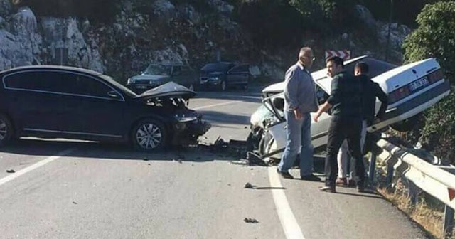 Antalya’da trafik kazası: 1 ölü, 1 yaralı