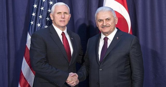 Başbakan Yıldırım Pence görüşmesi sona erdi