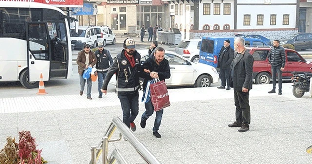 Çorum'da çete operasyonu: 15 gözaltı