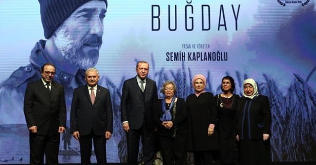 Cumhurbaşkanı Erdoğan &#039;Buğday&#039; filminin galasına katıldı