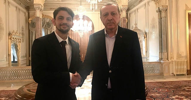 Cumhurbaşkanı Erdoğan Filistinli atleti kabul etti