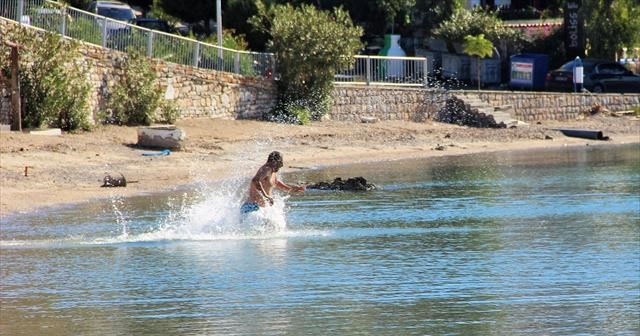 Doğu’da kar çilesi, Bodrum’da deniz keyfi